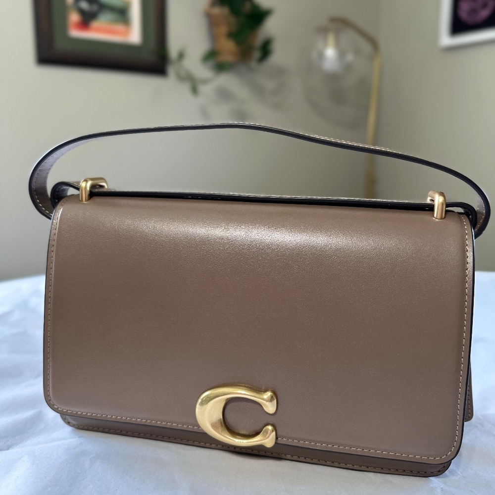 Coach Bandit Shoulder Bag CC416 Dk Stone NWOT